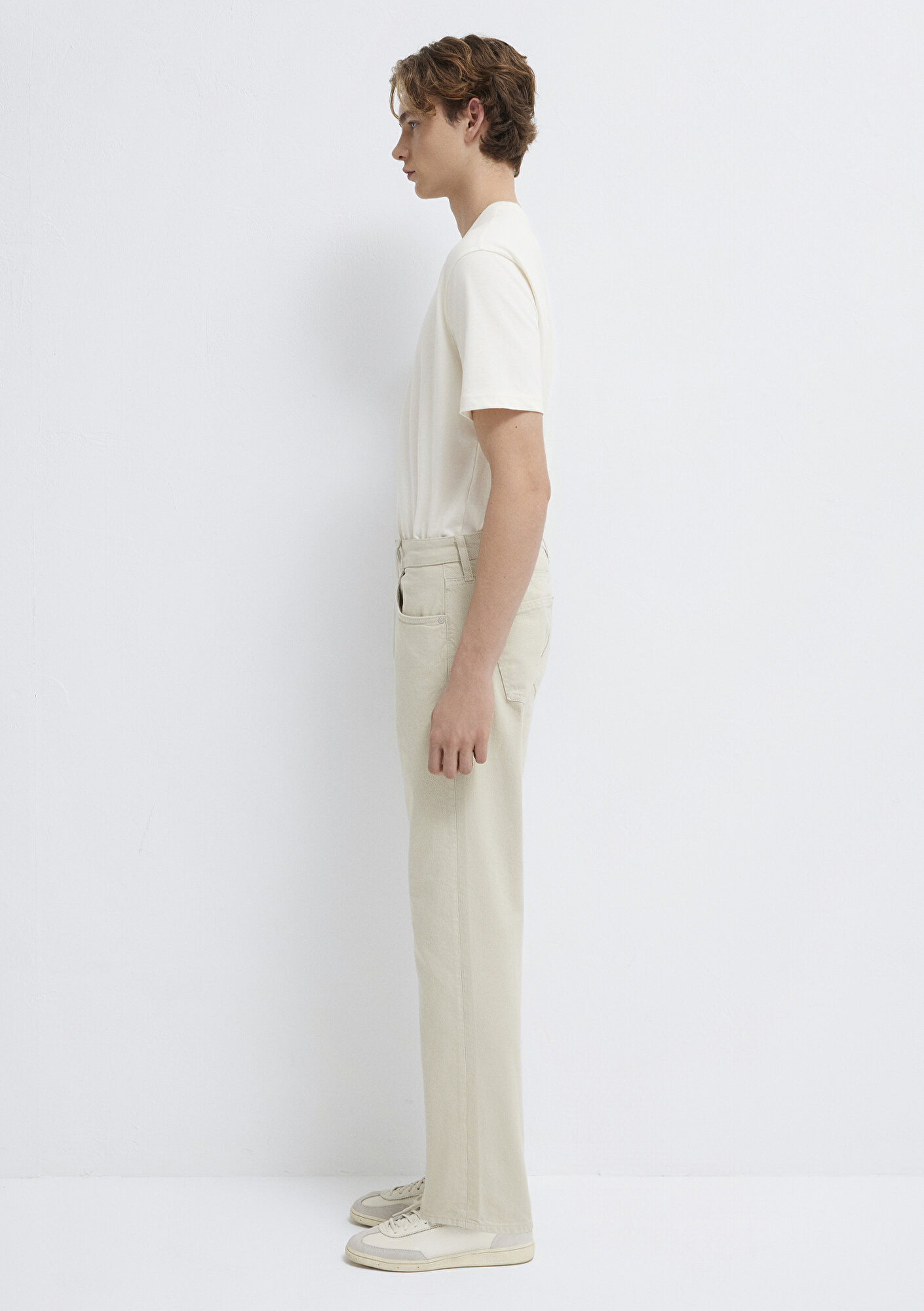  Mavi Lisbon Ekru Gabardin Pantolon 0010039-A3058