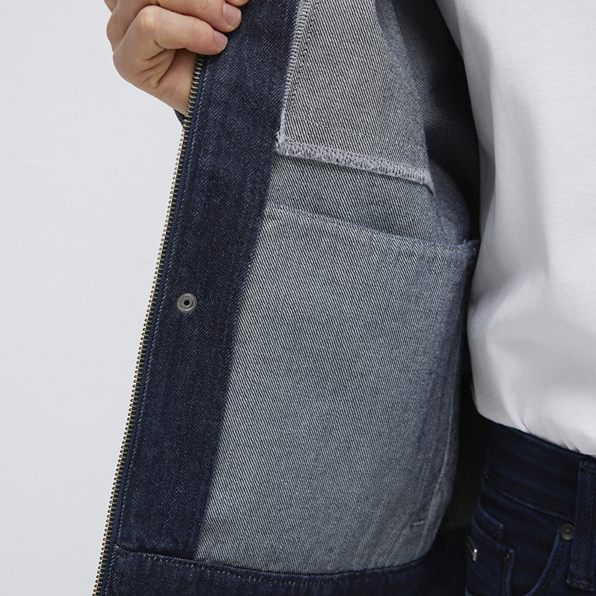 Mavi Nolan Rinse Mavi Edition Lacivert Jean Ceket Oversize / Geniş Kesim 0111229-A1711