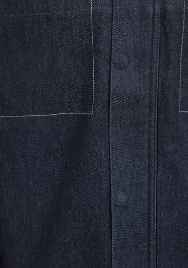  Mavi Nolan Rinse Mavi Edition Lacivert Jean Ceket Oversize / Geniş Kesim 0111229-A1711