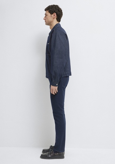  Mavi Nolan Rinse Mavi Edition Lacivert Jean Ceket Oversize / Geniş Kesim 0111229-A1711