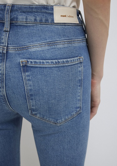  Mavi Maria Mavi Edition Gölgeli Koyu Mavi Jean Pantolon 101225-A1592