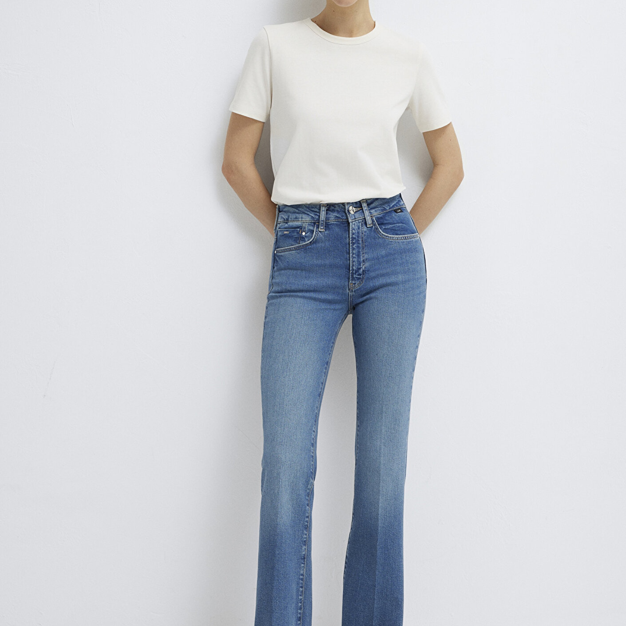 Mavi Maria Mavi Edition Gölgeli Koyu Mavi Jean Pantolon 101225-A1592