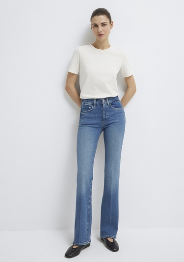  Mavi Maria Mavi Edition Gölgeli Koyu Mavi Jean Pantolon 101225-A1592