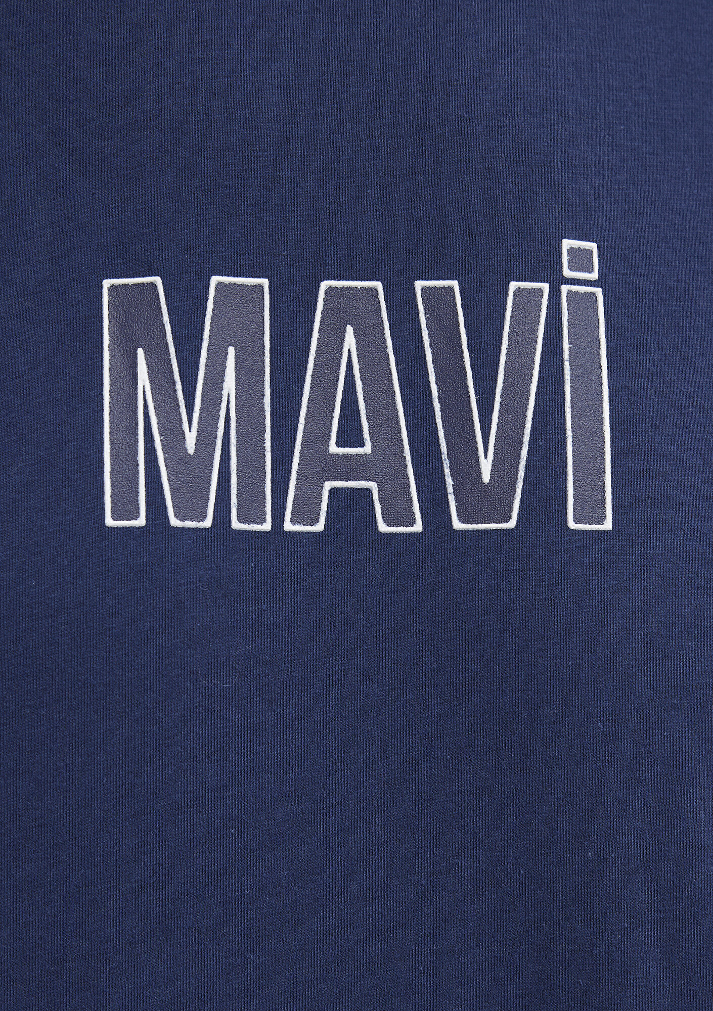 Mavi Mavi Logo Baskılı Lacivert Tişört Regular Fit / Normal Kesim 0613186-70758