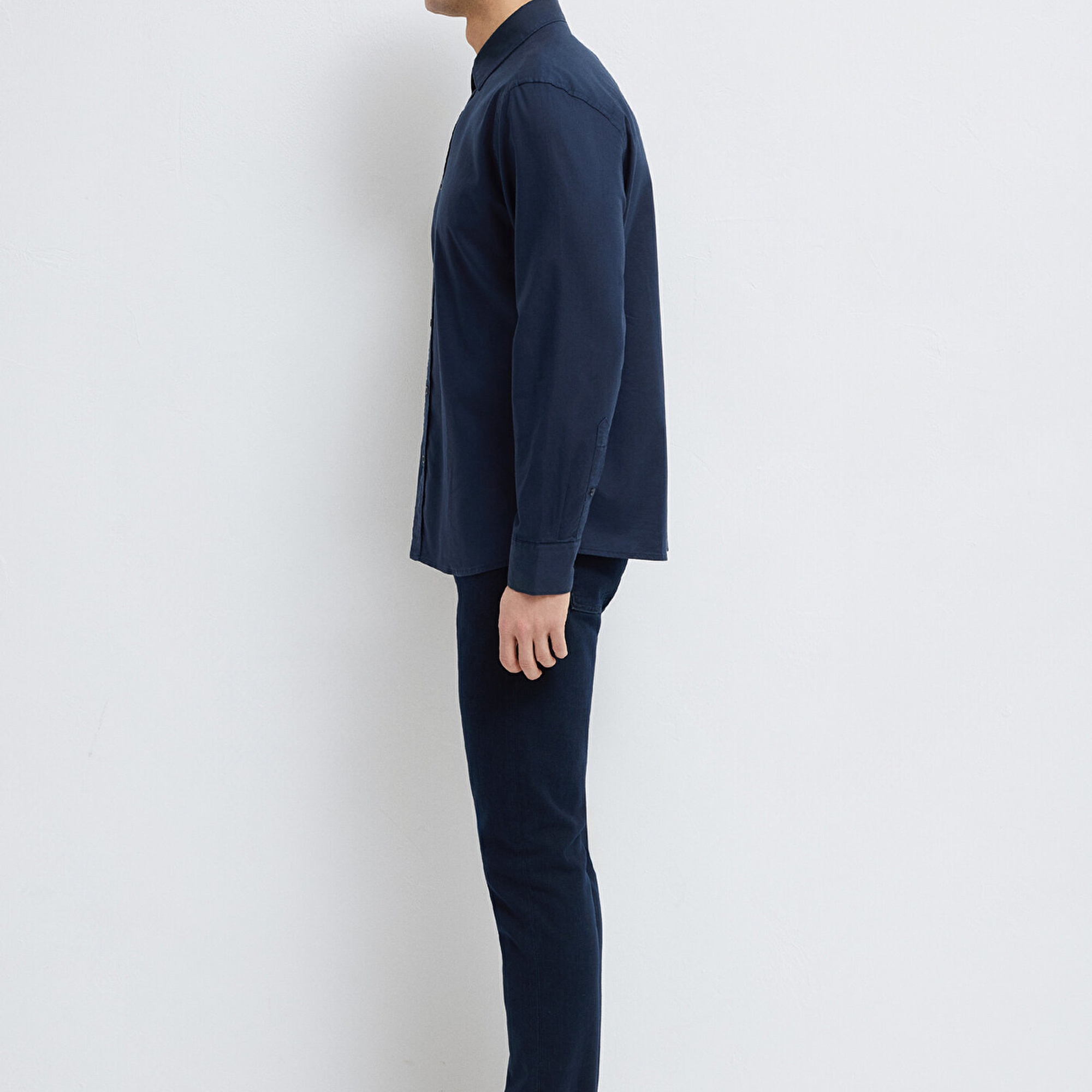 Mavi Lacivert Gömlek Slim Fit / Dar Kesim 0211670-80872