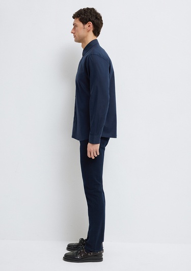  Mavi Lacivert Gömlek Slim Fit / Dar Kesim 0211670-80872