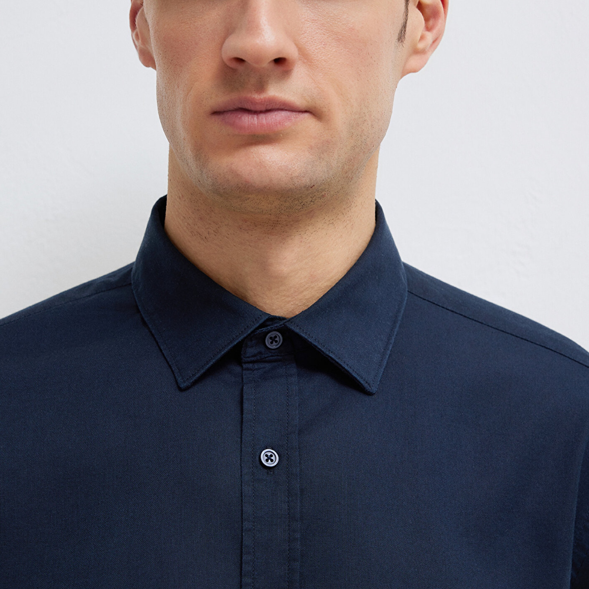 Mavi Lacivert Gömlek Slim Fit / Dar Kesim 0211670-80872