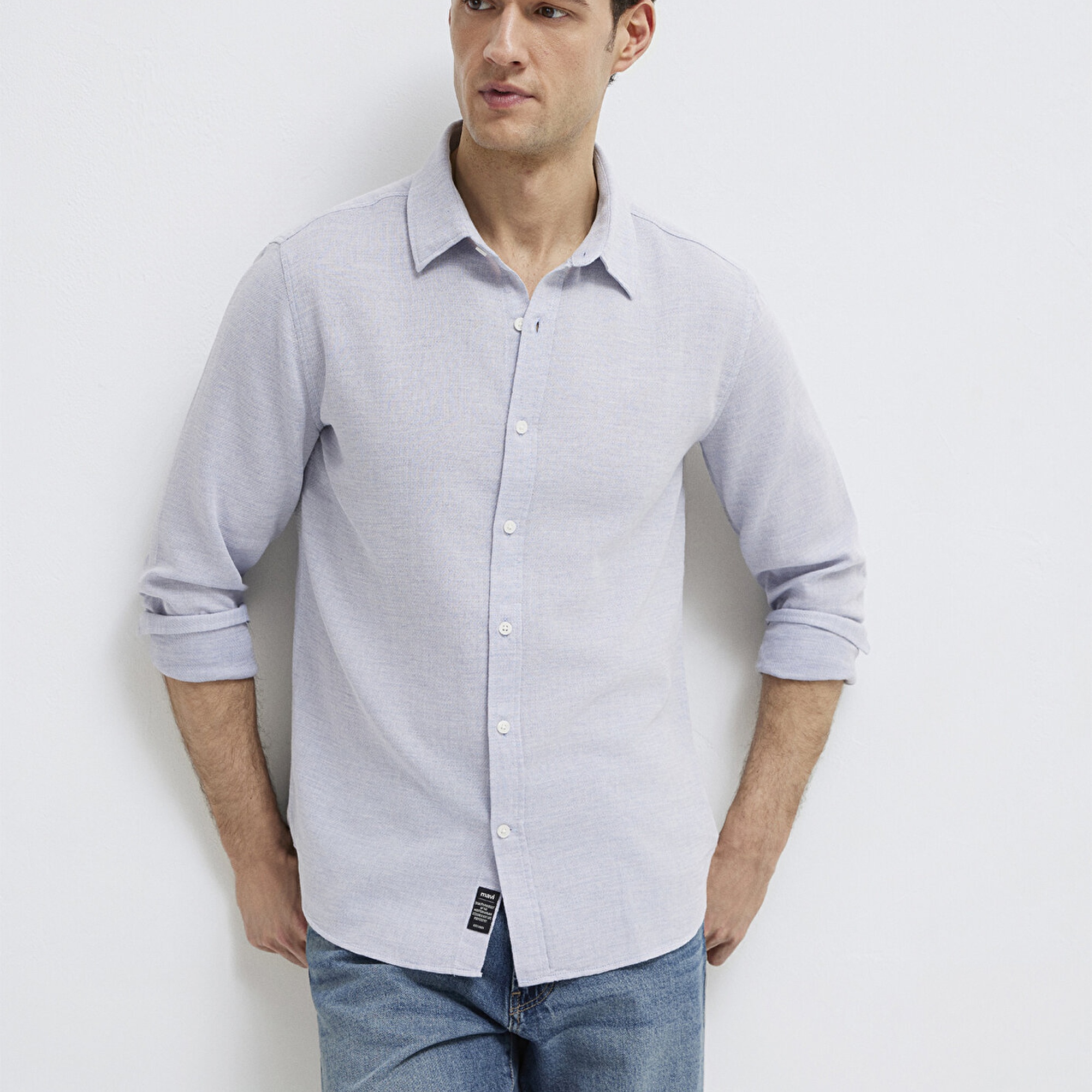 Mavi Mavi Gömlek Slim Fit / Dar Kesim 0211913-70813