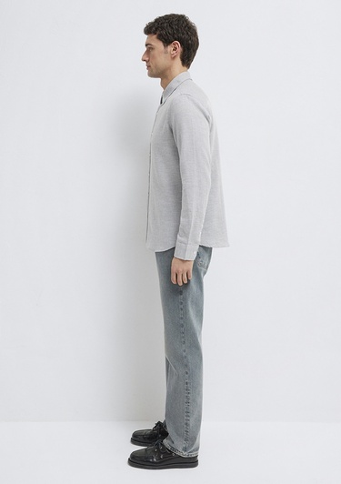  Mavi Gri Gömlek Slim Fit / Dar Kesim 0211913-70074