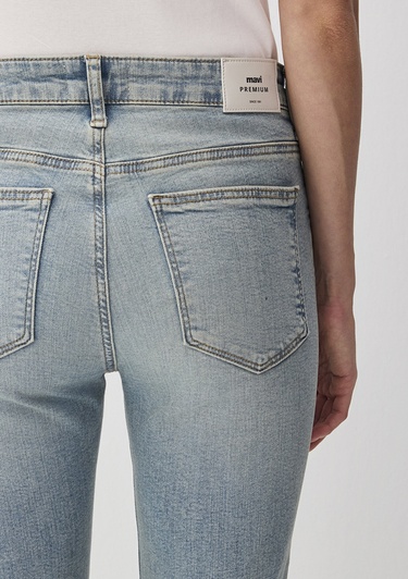  Mavi Maria Mavi Premium Puslu Açık Mavi Jean Pantolon 101225-89221