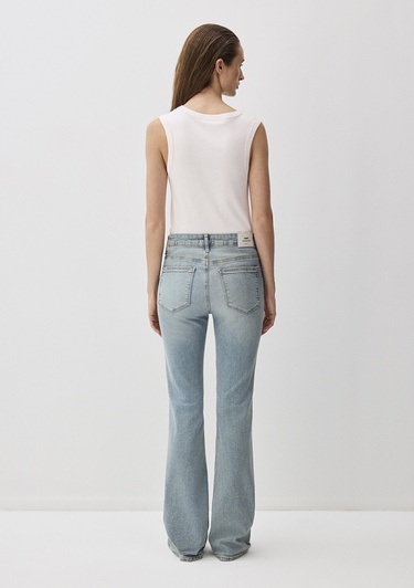  Mavi Maria Mavi Premium Puslu Açık Mavi Jean Pantolon 101225-89221