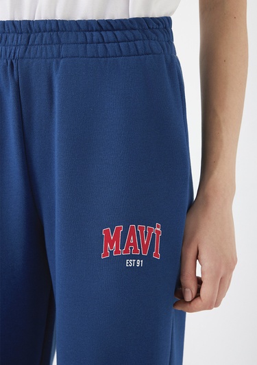  Mavi Mavi Logo Baskılı Lacivert Eşofman Altı 1010757-82625