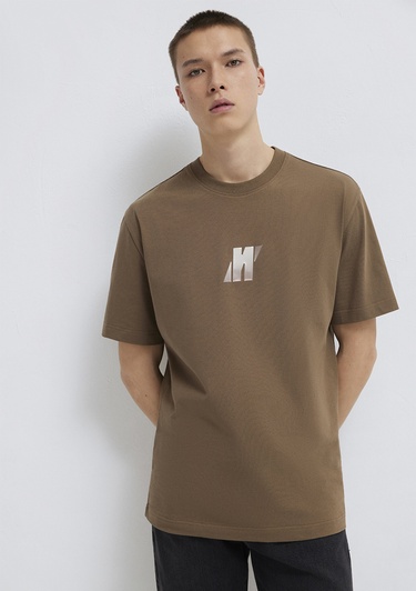  Mavi Mavi Pro Kahverengi Tişört Loose Fit / Bol Rahat Kesim 0613440-70378