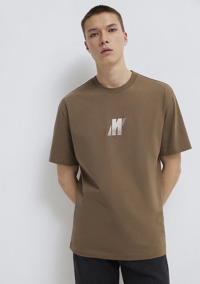  Mavi Mavi Pro Kahverengi Tişört Loose Fit / Bol Rahat Kesim 0613440-70378