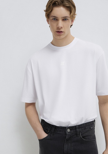  Mavi Mavi Pro Beyaz Tişört Relaxed Fit / Rahat Kesim 0613438-620