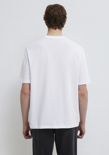  Mavi Mavi Pro Beyaz Tişört Relaxed Fit / Rahat Kesim 0613438-620