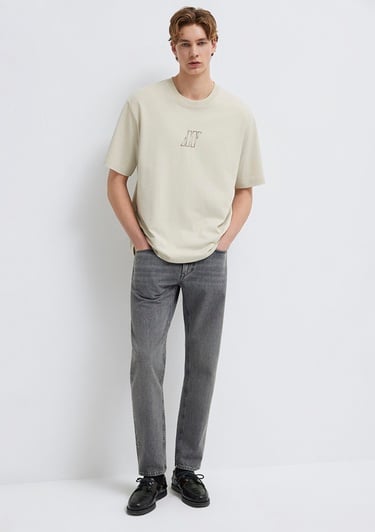  Mavi Mavi Pro Gri Tişört Relaxed Fit / Rahat Kesim 0613441-70144