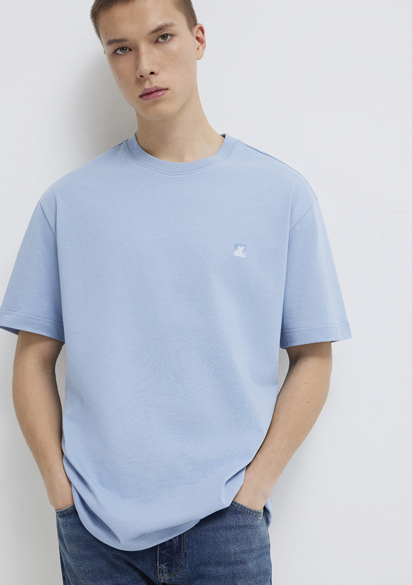  Mavi Mavi Pro Mavi Tişört Loose Fit / Bol Rahat Kesim 0613443-91590