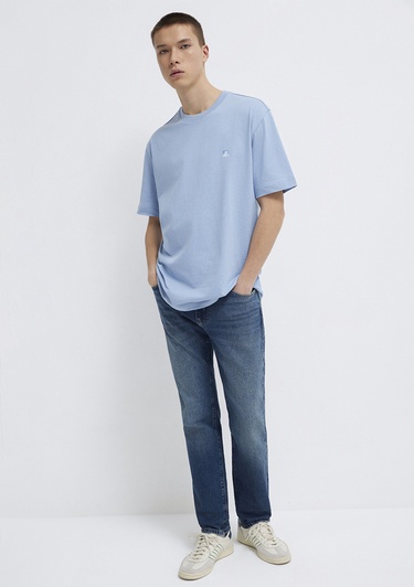  Mavi Mavi Pro Mavi Tişört Loose Fit / Bol Rahat Kesim 0613443-91590