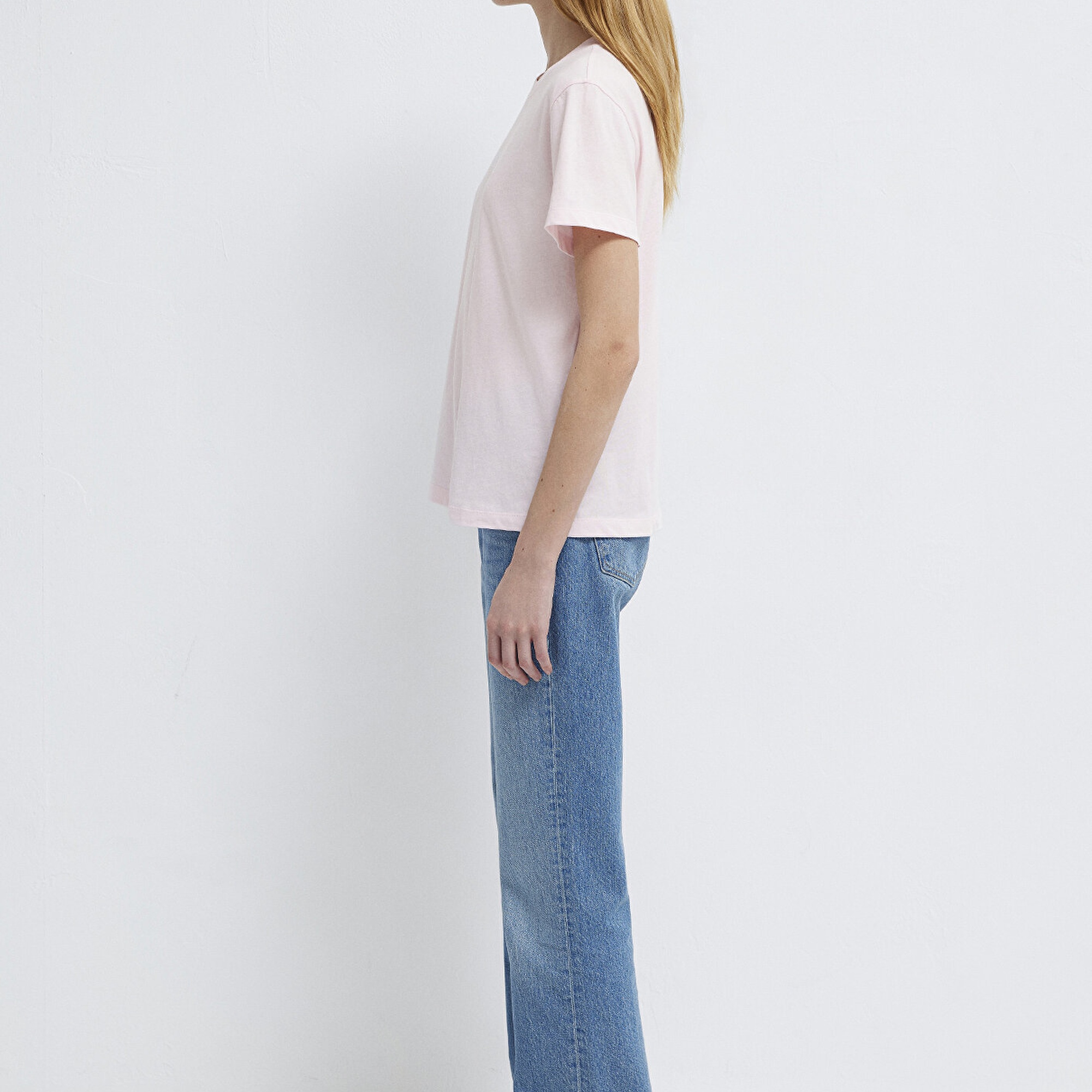 Mavi Mavi Logo Baskılı Pembe Tişört Regular Fit / Normal Kesim 1612241-89200