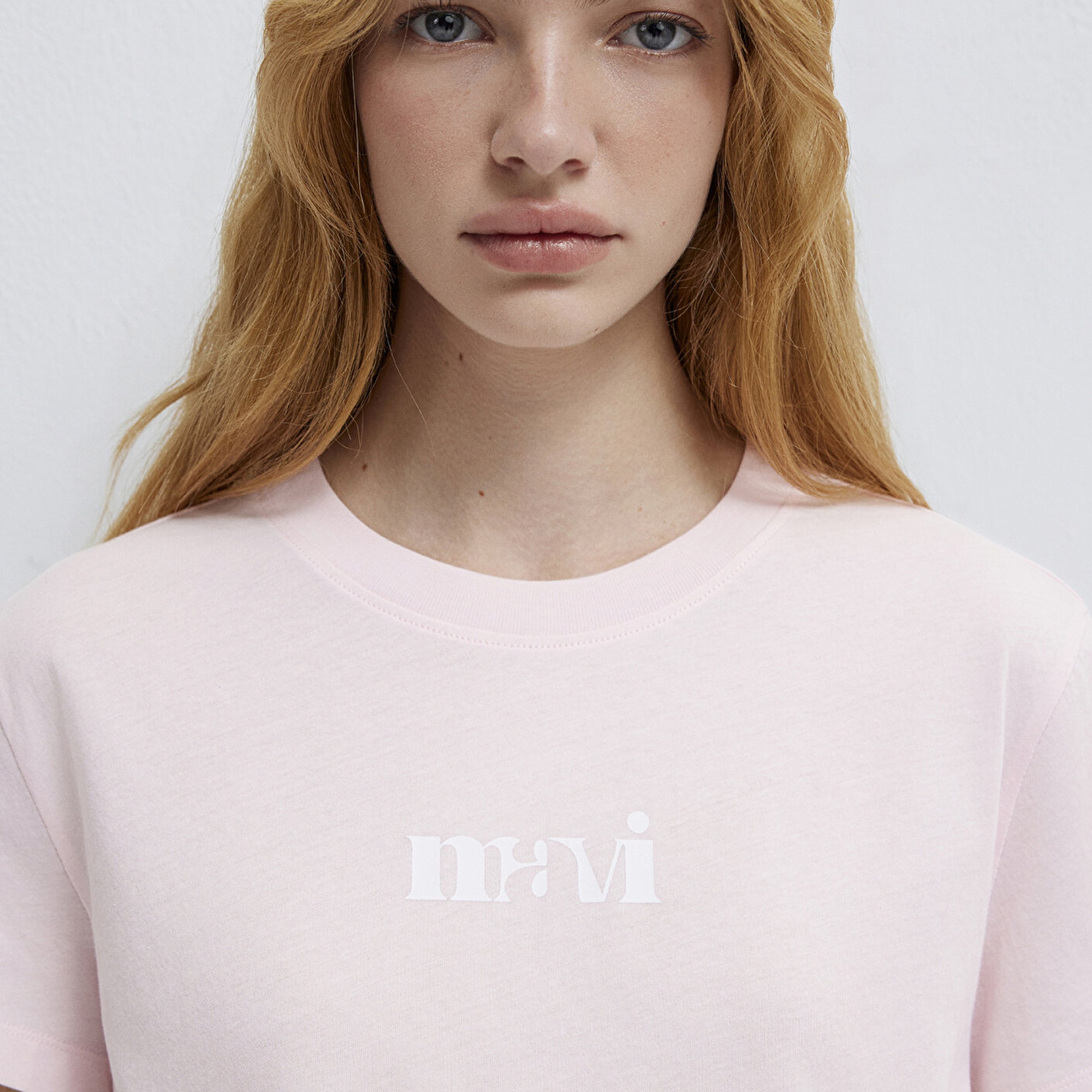 Mavi Mavi Logo Baskılı Pembe Tişört Regular Fit / Normal Kesim 1612241-89200