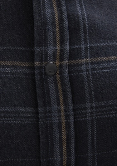  Mavi Lacivert Ekose Gömlek  0210806-91469