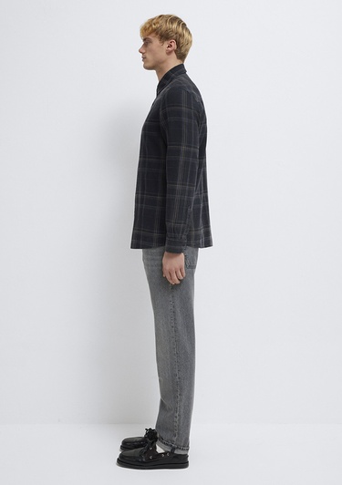  Mavi Lacivert Ekose Gömlek  0210806-91469