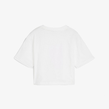  Puma Graphics Short Length Iı Çocuk Beyaz T-Shirt
