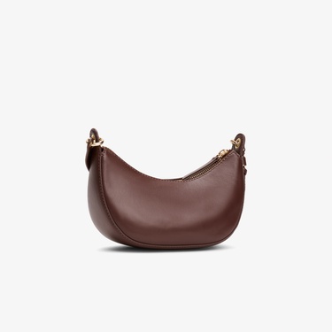  Tommy Hilfiger Moon Leather Mini Kadın Kahverengi Çapraz Çanta