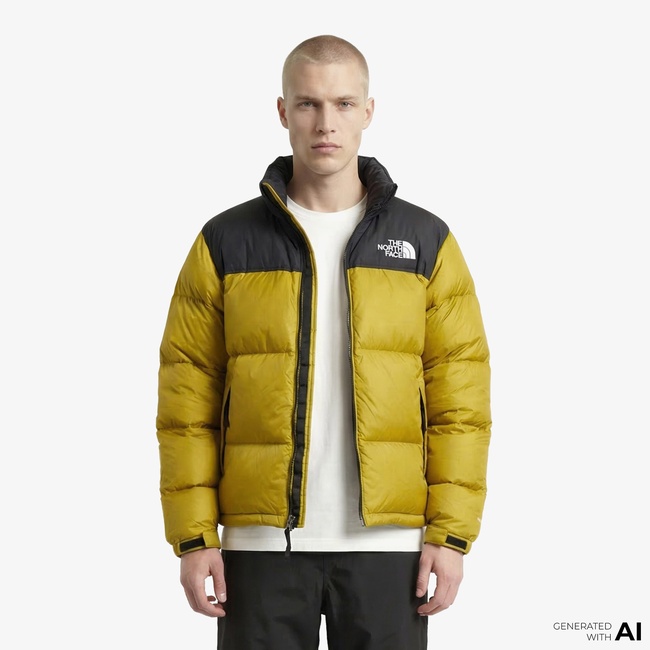  The North Face Retro Nuptse Bicolor Down Erkek Renkli Mont